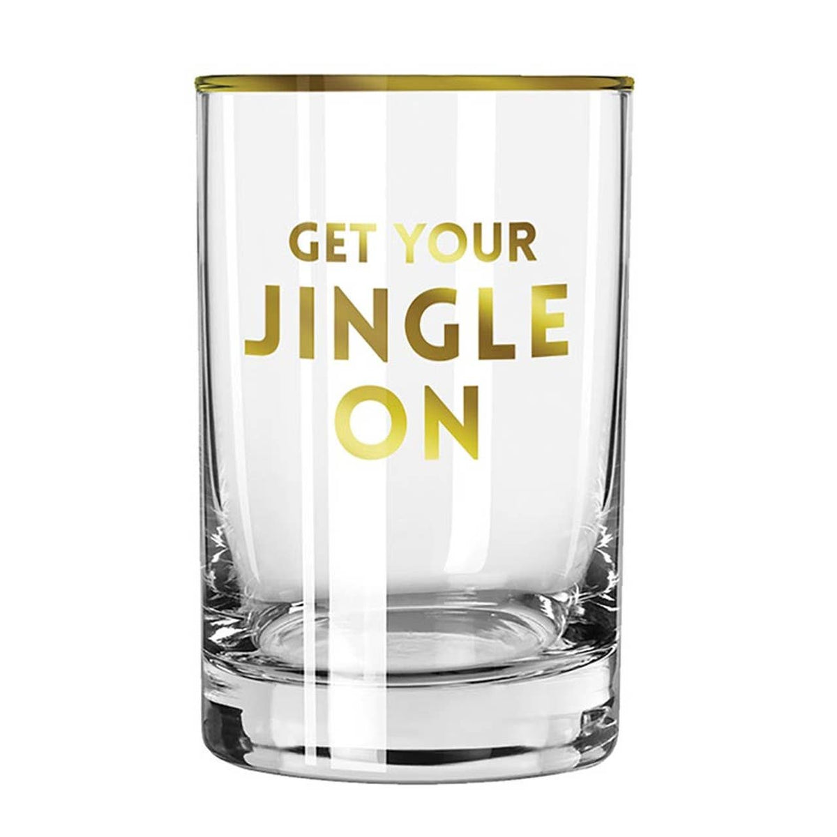 Get Your Jingle On Rocks Glass