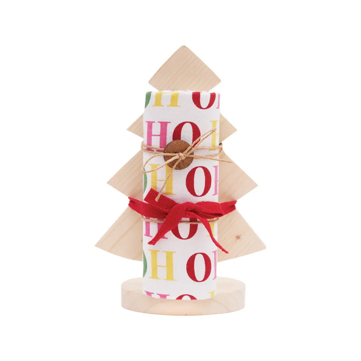 Christmas Ho Ho Ho Kitchen Towel & Tree Gift Set