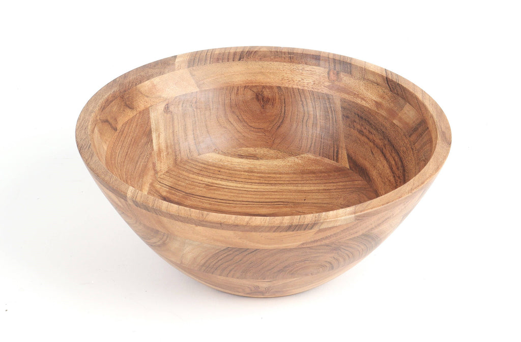 10" Acacia Wooden Bowl