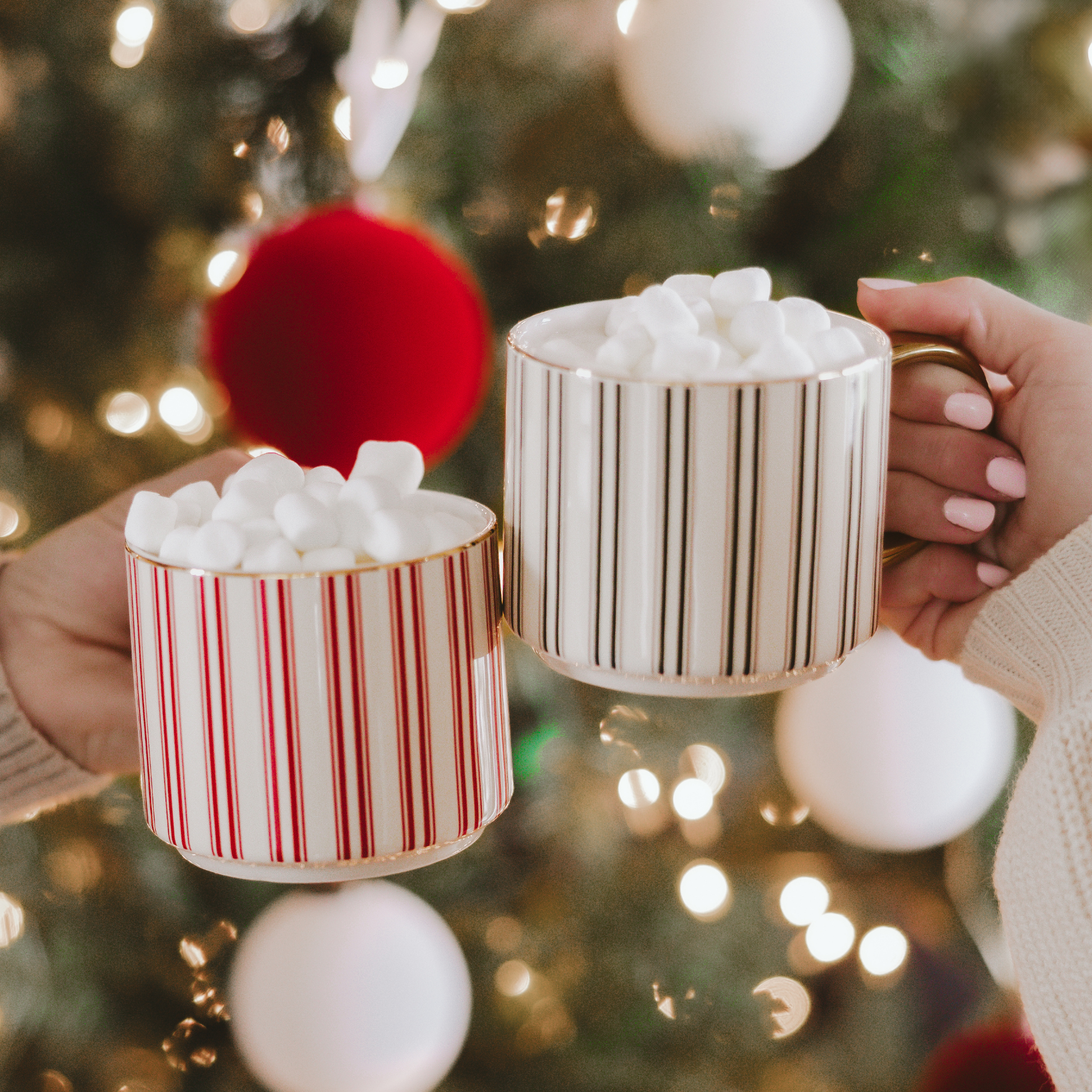 Red Stripe Coffee Mug