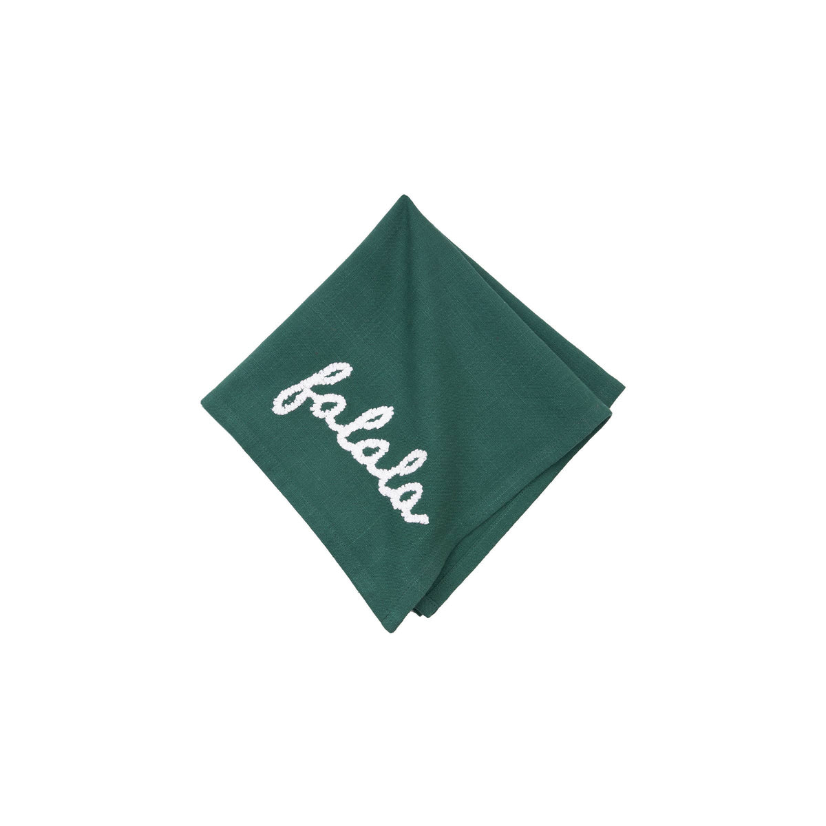 Christmas Falala Green Napkin