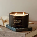 Sea Salt & Orchid 12 oz Soy Candle