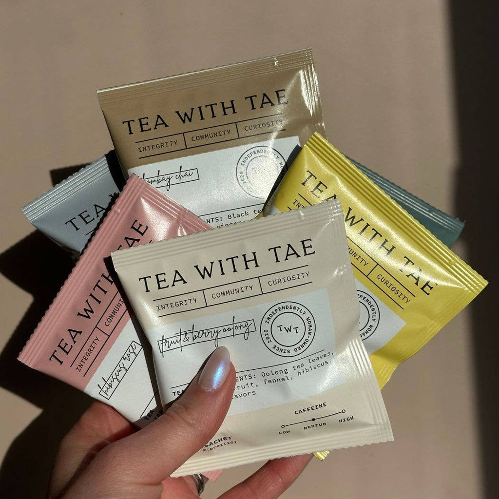 Lemon Ginger Herbal Tea - Individually Wrapped Tea Bag
