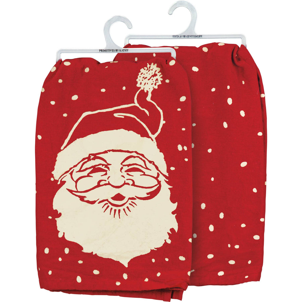 Vintage Santa Kitchen Towel