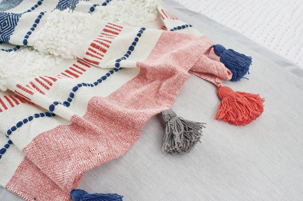 Barton Mallard Tassel Throw Blanket