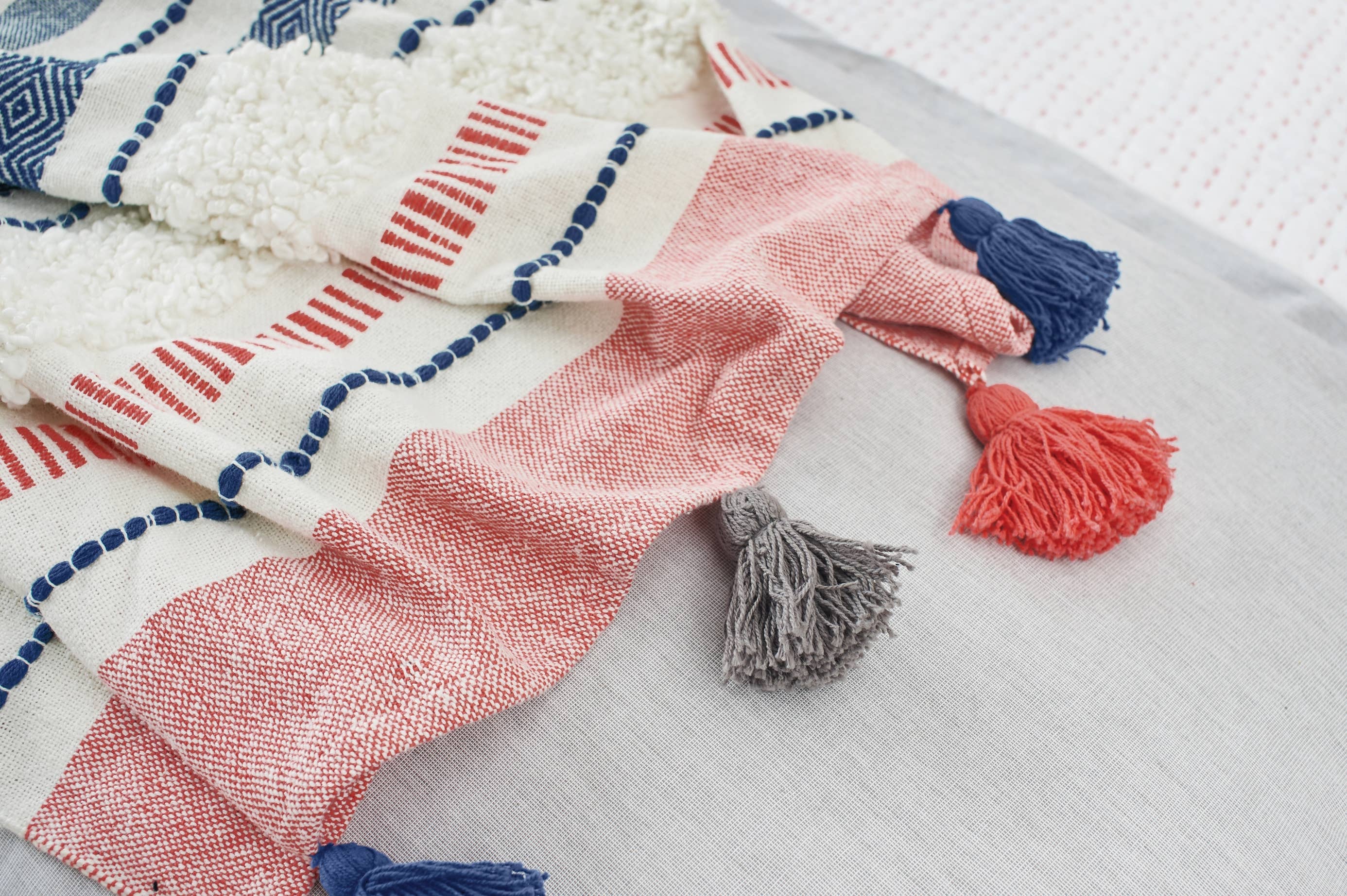 Barton Mallard Tassel Throw Blanket