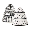 Ceramic Salt + Pepper Tree Shakers