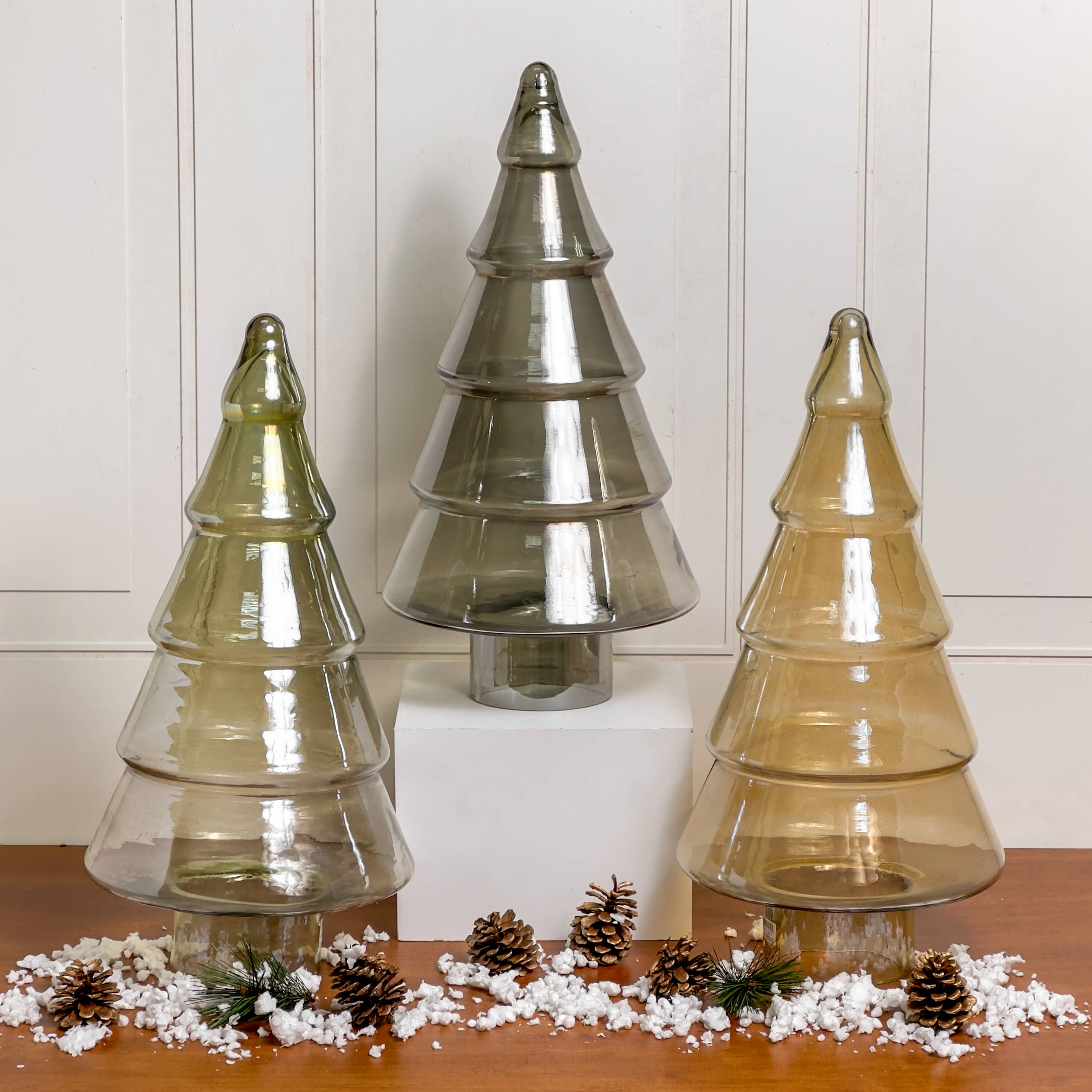 Green Glass Jumbo Tree