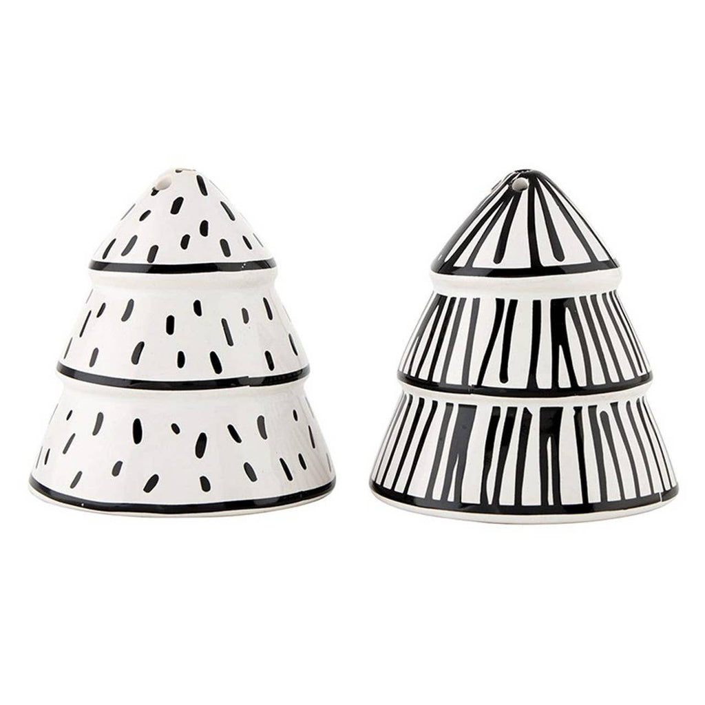 Ceramic Salt + Pepper Tree Shakers