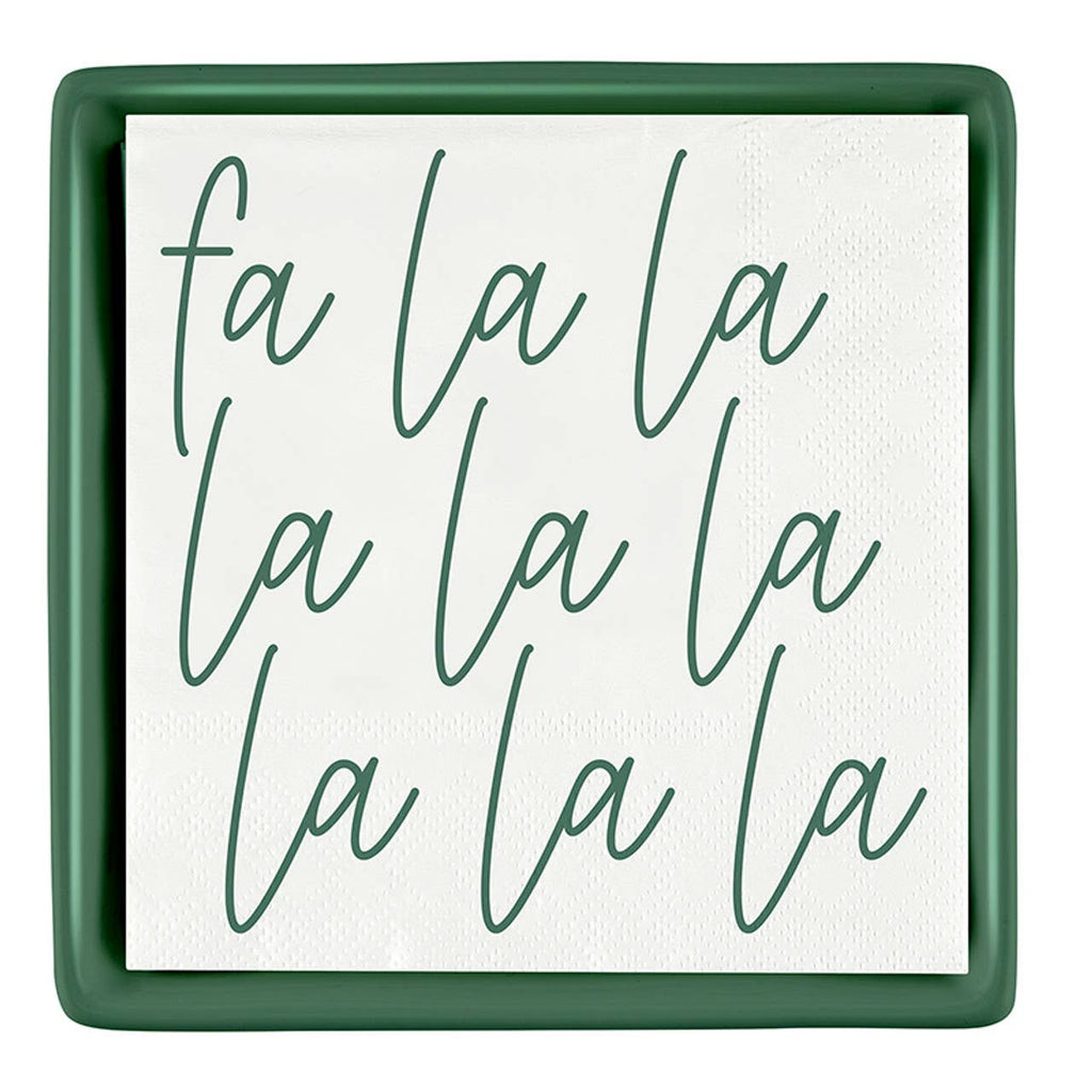 Face to Face Ceramic Tray + Napkins