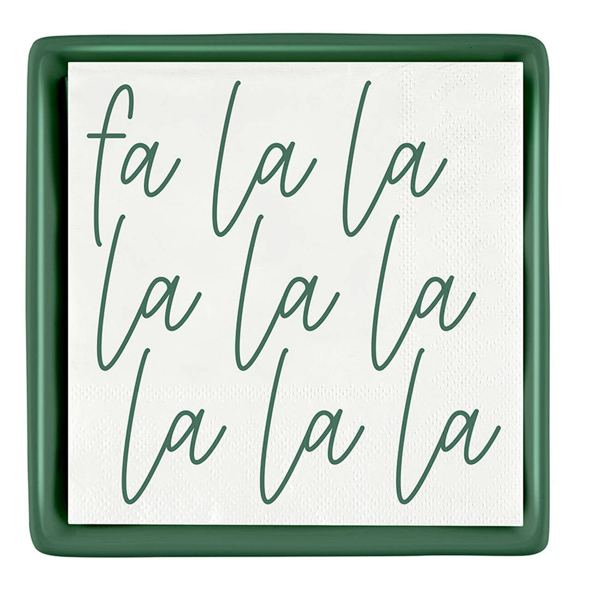 Face to Face Ceramic Tray + Napkins