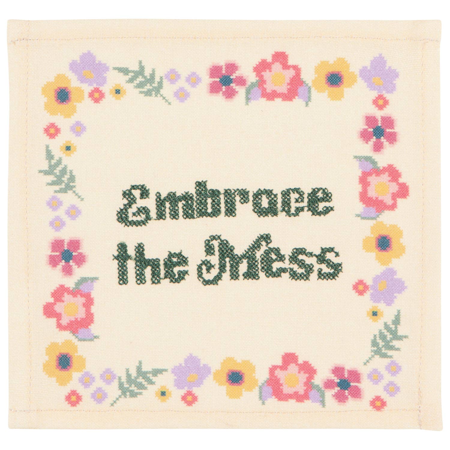 Kitsch Stitch Cocktail Napkins Set of 4 Assorted