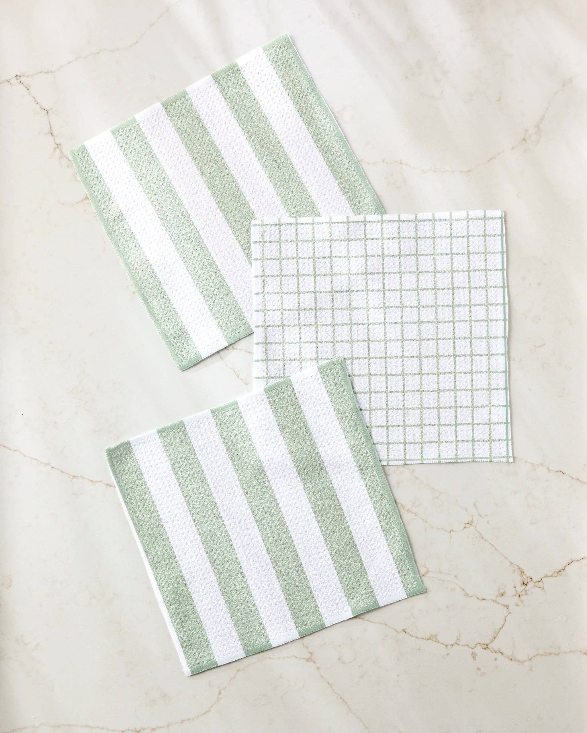 Sweet Mint Dishcloth Set