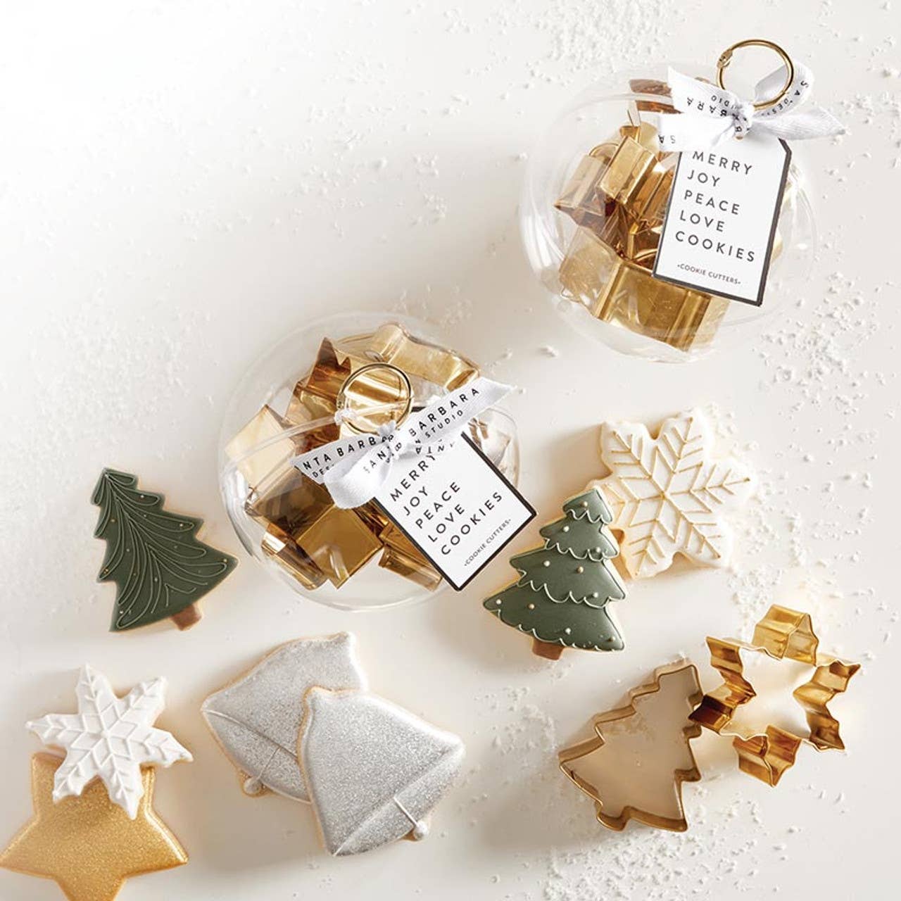 Gold Ornament Cookie Cutter Sets