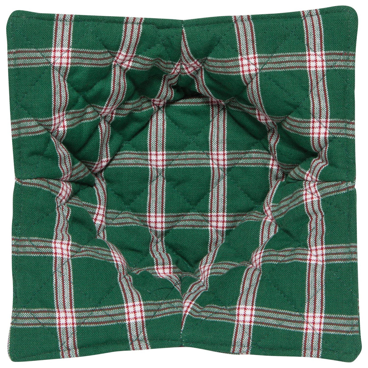 Windowpane Plaid Christmas Bowl Cozy