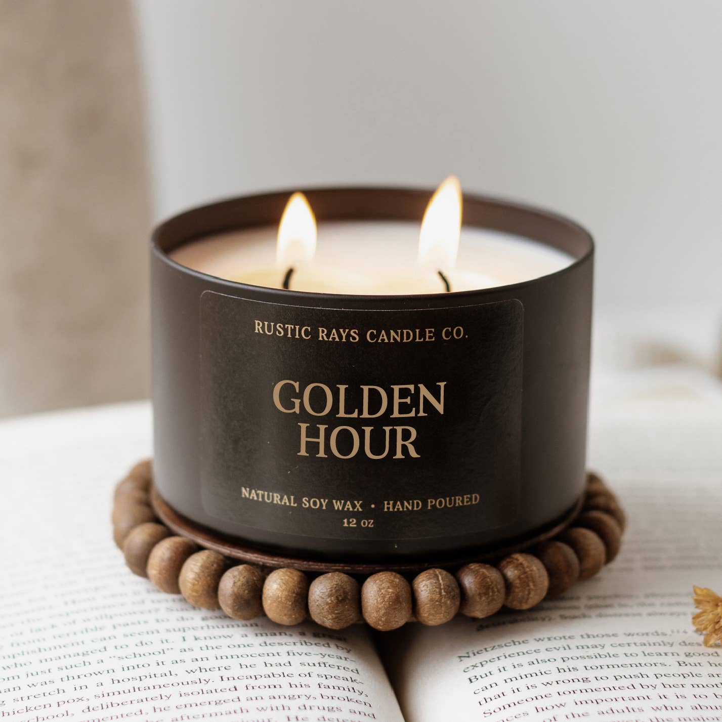 Golden Hour 12 oz Soy Candle