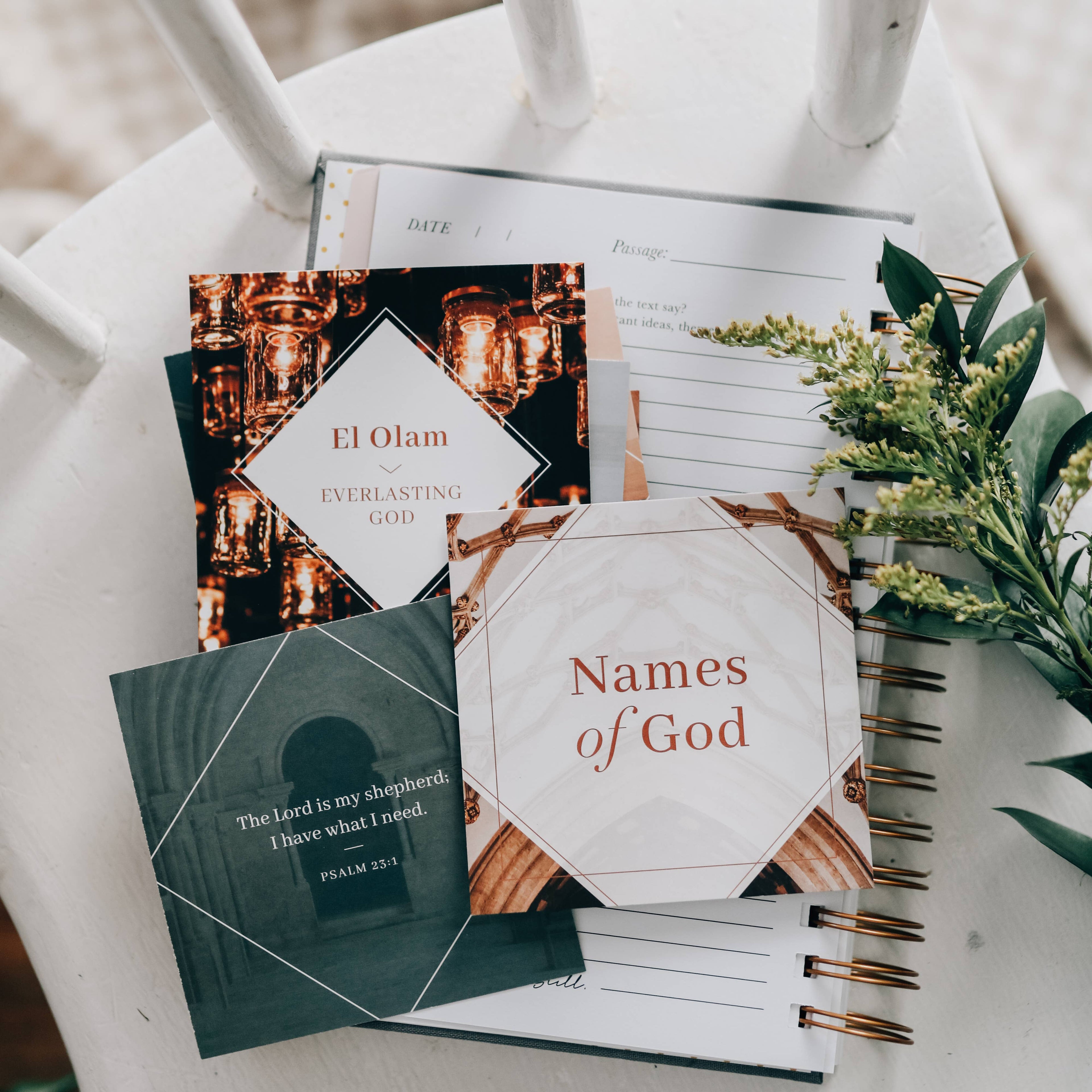 Names of God Verse Card Set