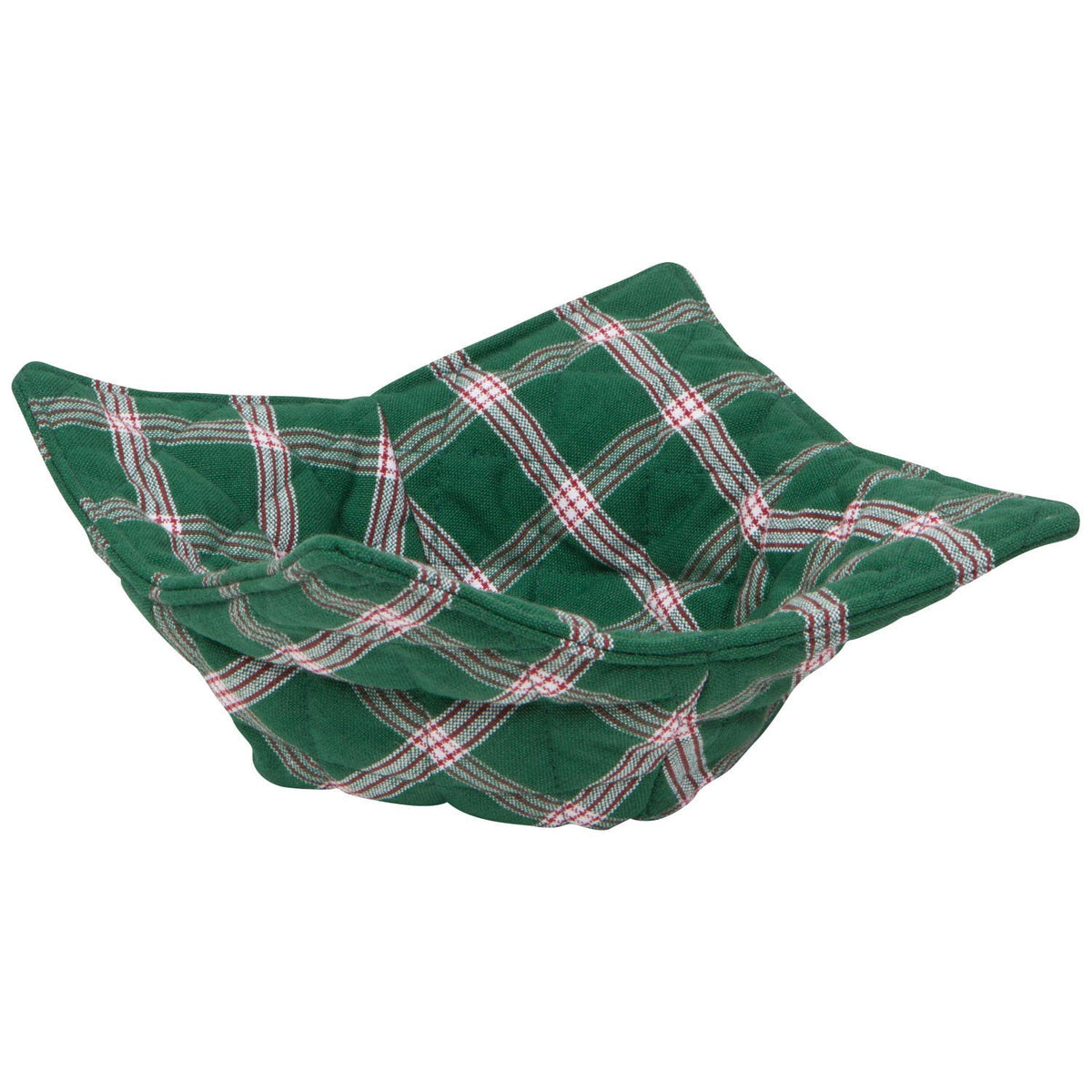 Windowpane Plaid Christmas Bowl Cozy