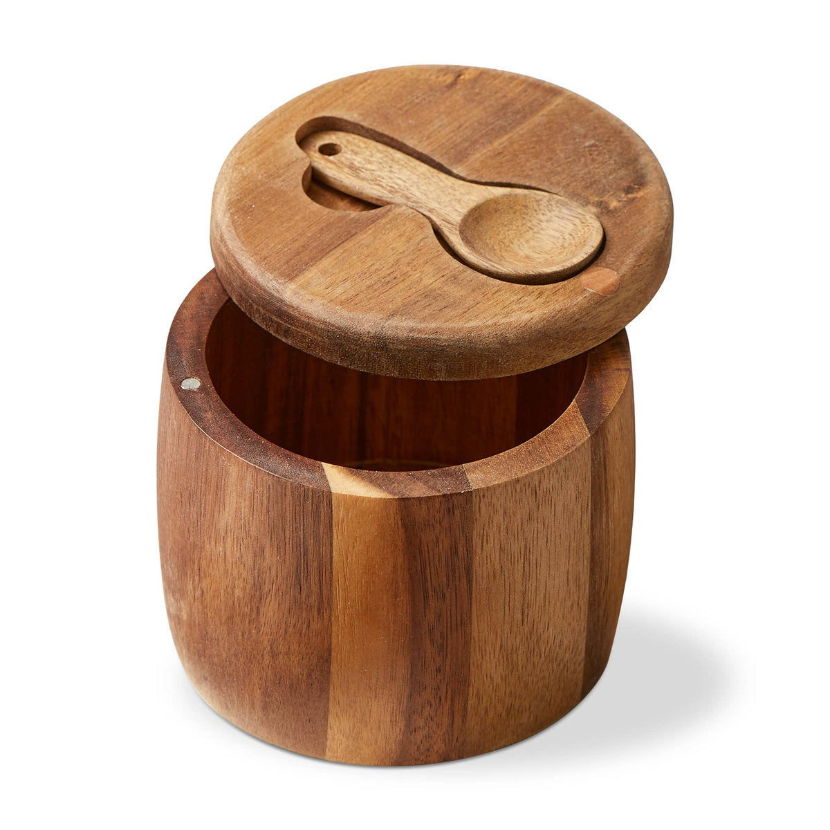 Acacia Wood Salt Cellar Natural