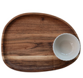 Acacia wood serving tray