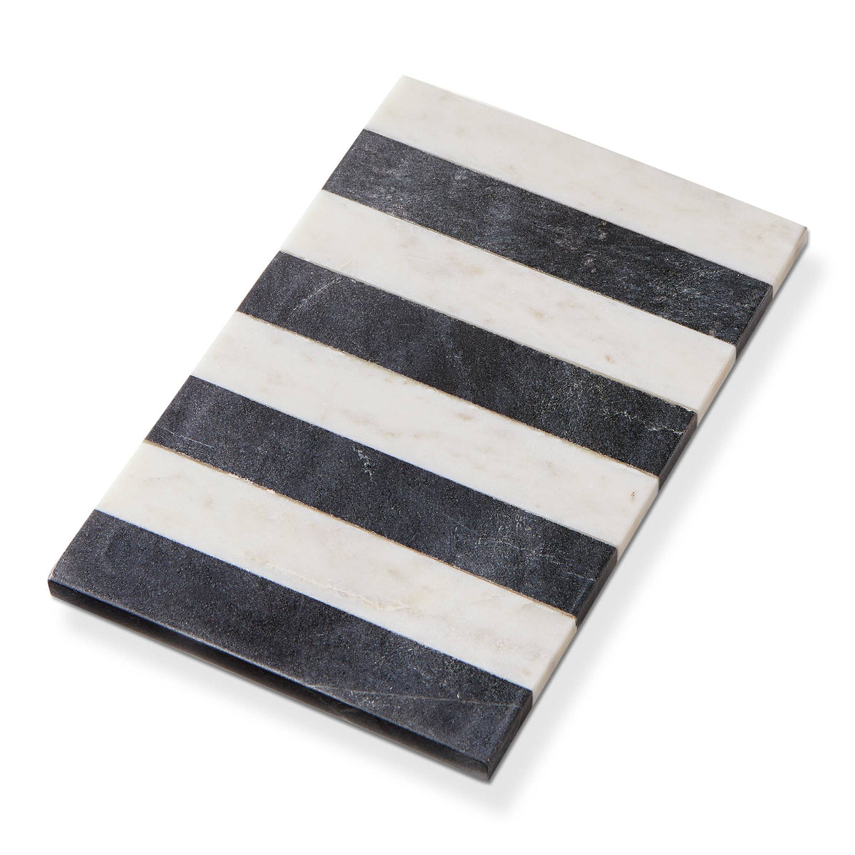 Striped Marble Board Black Multi