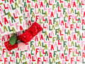 Colorful FA LA LA Christmas Wrapping Paper Roll