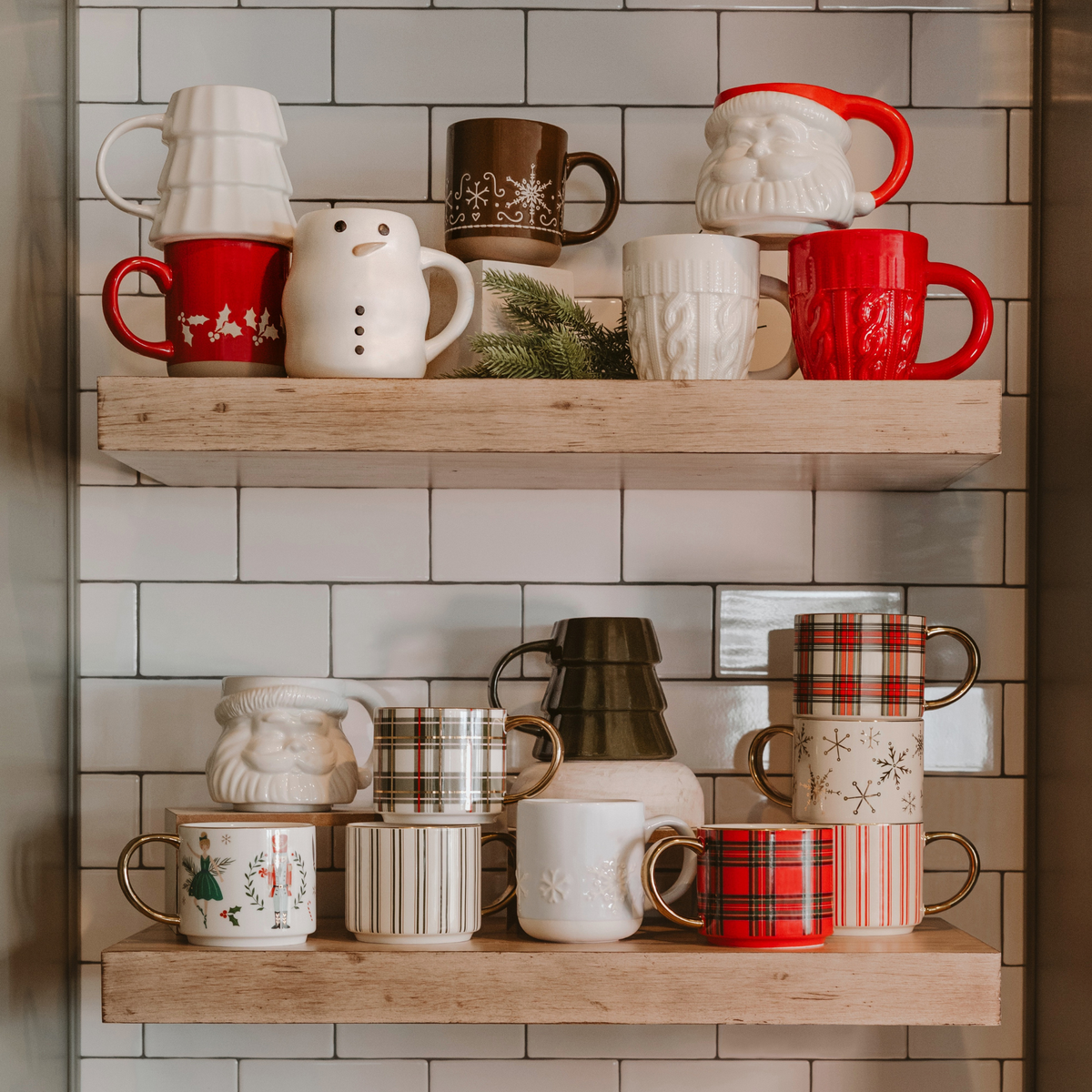 Green Stripe Coffee Mug