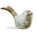 Long Tail Stoneware Bird Gray