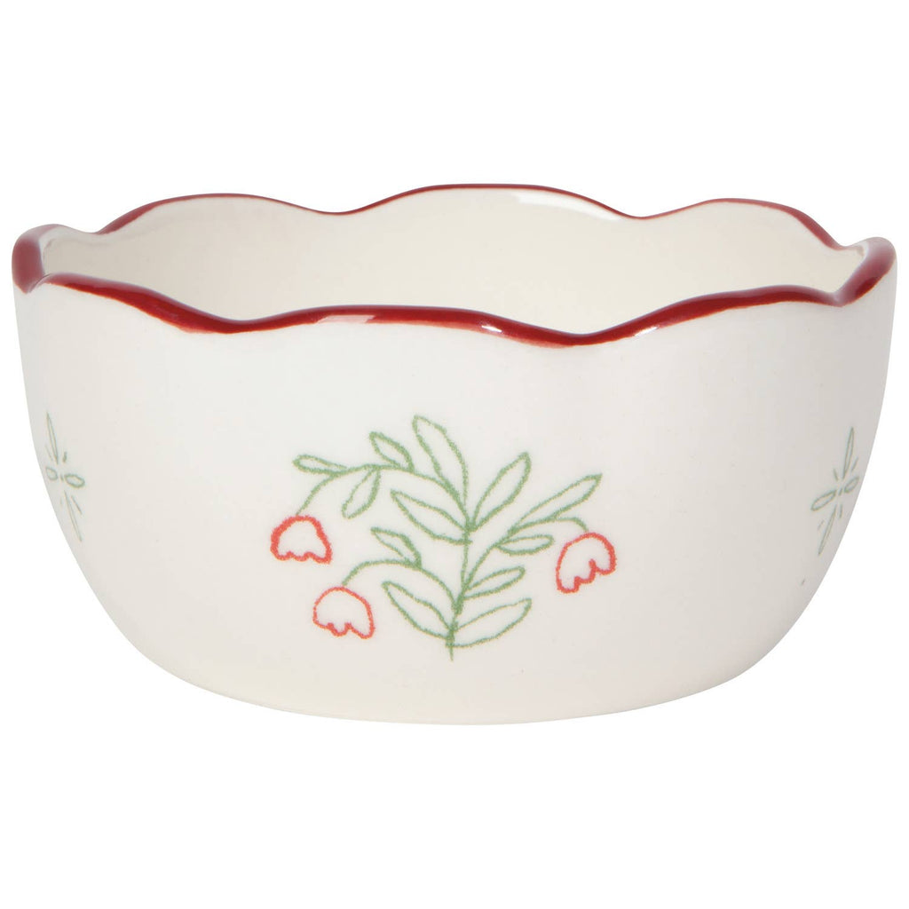Camellia Stoneware Nesting Bowls Set of 4 Assorted