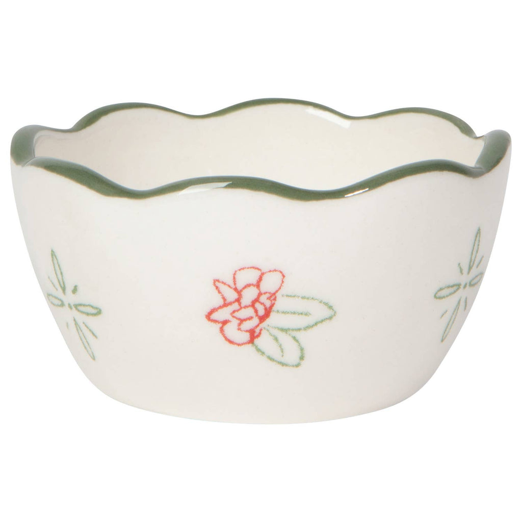 Camellia Stoneware Nesting Bowls Set of 4 Assorted