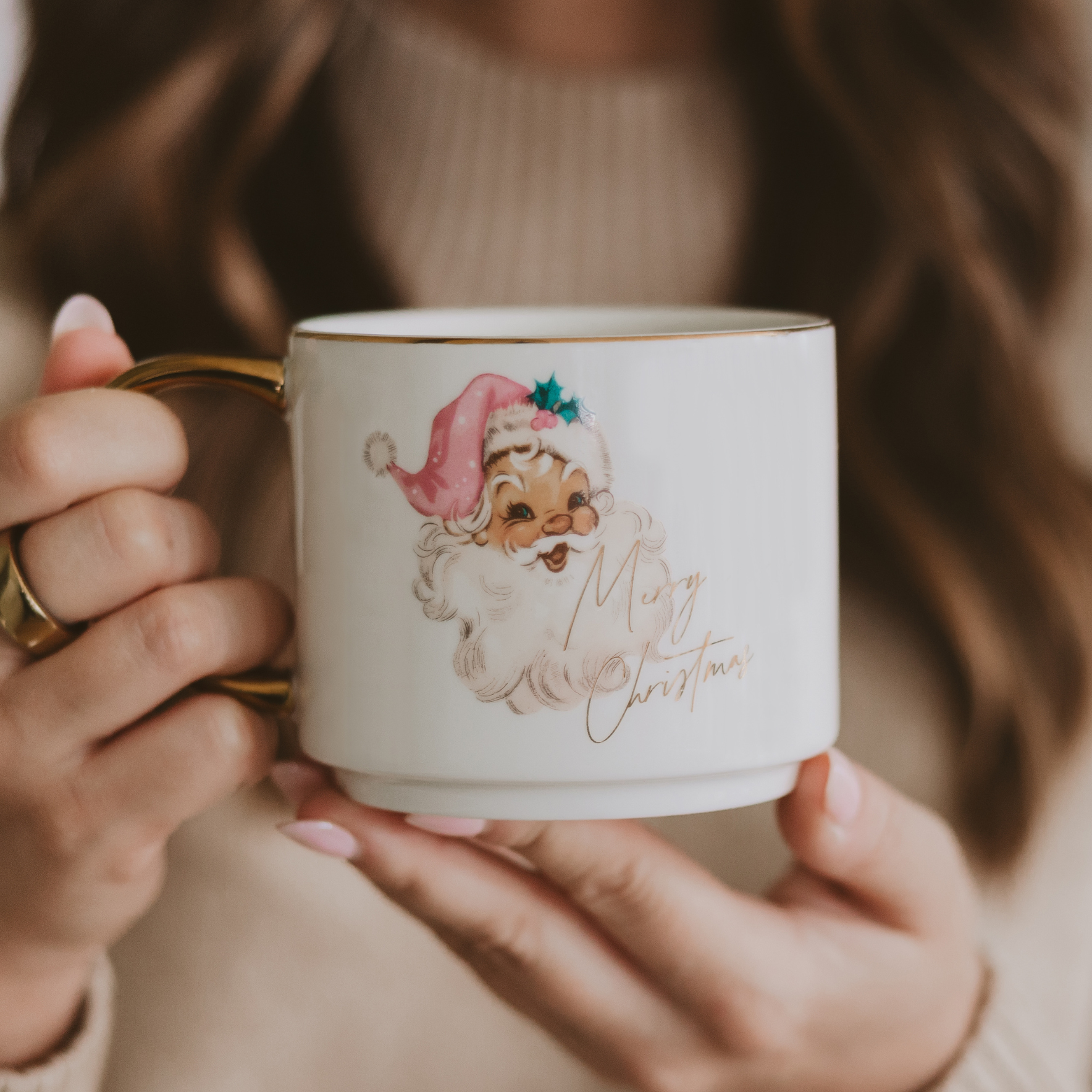 Vintage Santa Coffee Mug