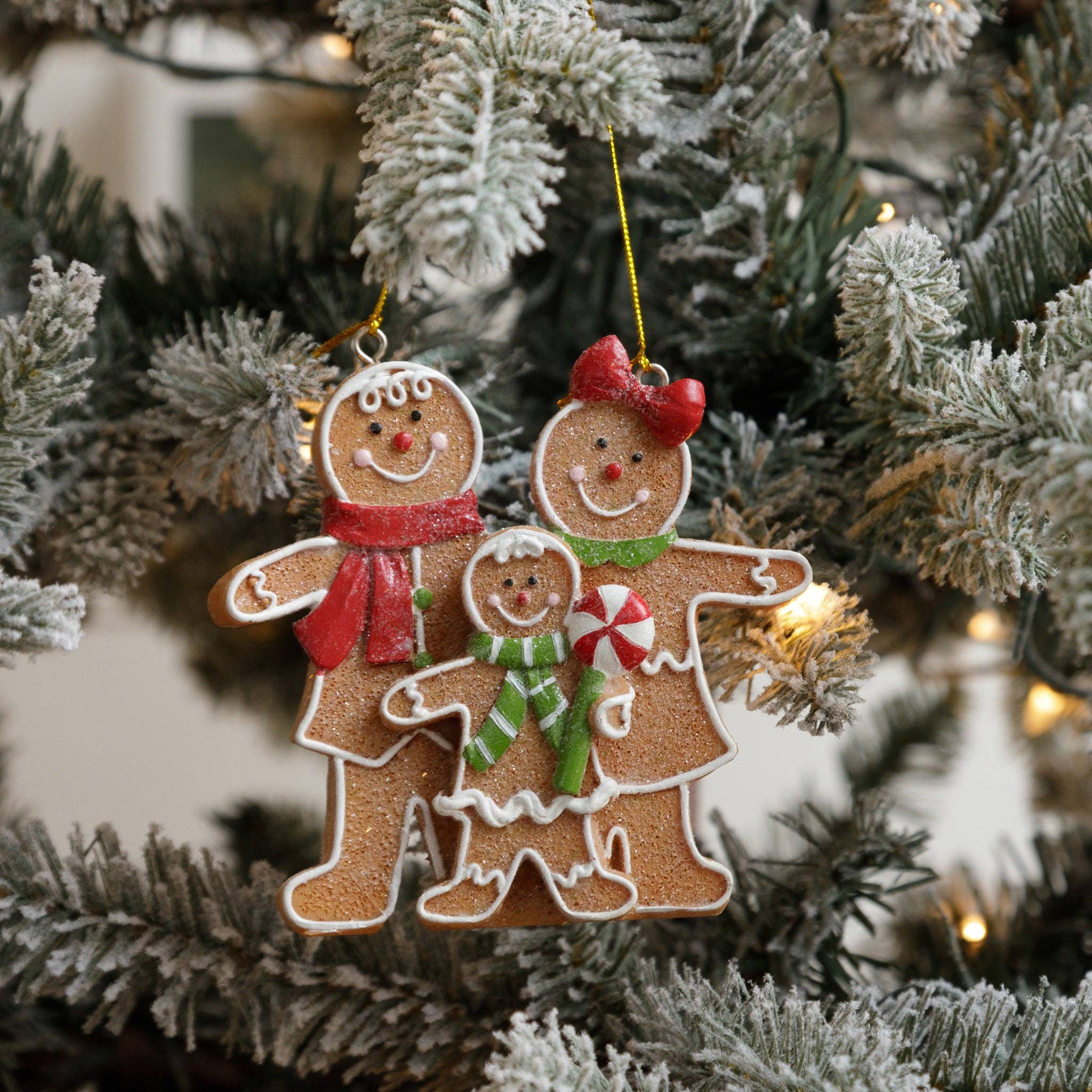 Gingerbread Family Ornament