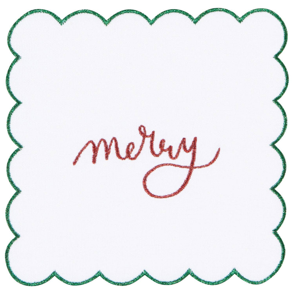 Merry Everything Christmas Cocktail Napkins Set of 4